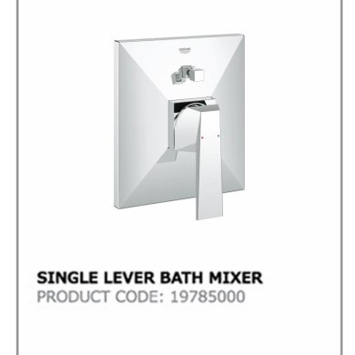 Allure-Brilliant-Single-lever-bath-mixer---19785000